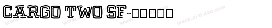 Cargo Two SF字体转换